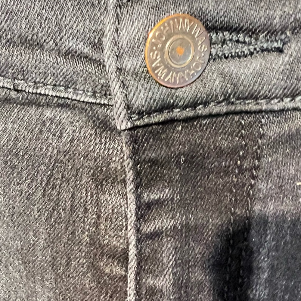 Johnny Was Black Demin Jeans Size 27 - Picture 4 of 11